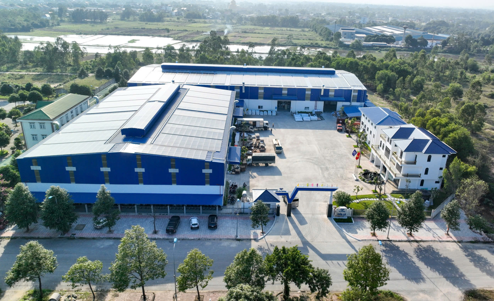 Rice processing plant